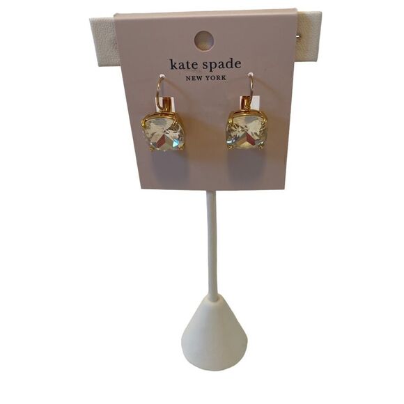 Kate Spade Square Crystal Posts. Very Pretty! - Picture 1 of 6